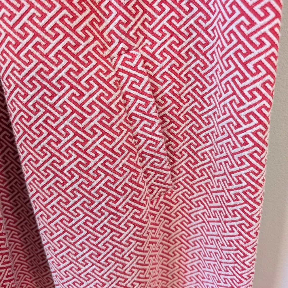 Tyler Boe Pink and White Geometric Dress - Picture 4 of 11